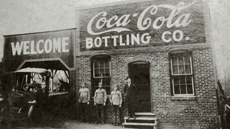 The Coca-Cola Company - image from the 19th century